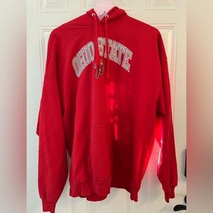 Red Ohio state buckeyes hoodie